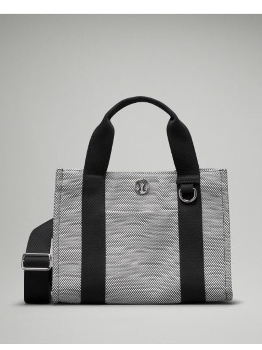lululemon athletica Black & White Textured 4.5L Canvas Mini Tote